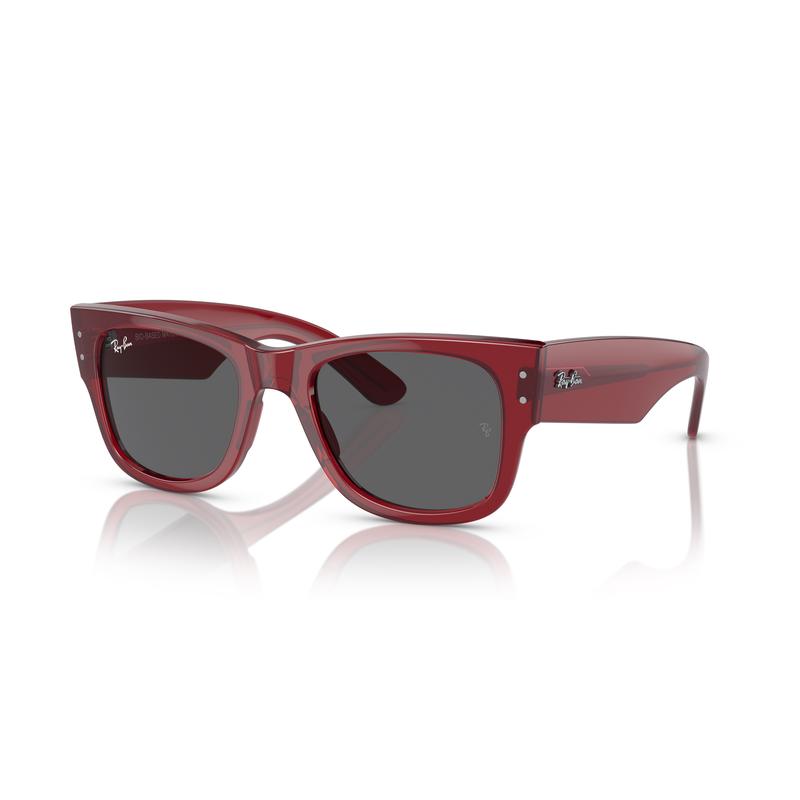RayBan男士经典方形太阳镜轻紫色镜片个性定制时尚潮流