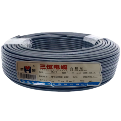 三恒 铝芯电线BLTY 16mm²×100m 卷