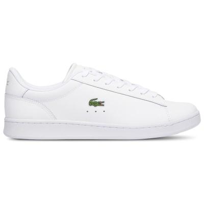 Lacoste舒适透气休闲板鞋男鞋春夏新款潮牌真皮拼接运动鞋