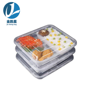 金胜星 一次性三格餐盒 1000ml 150套/箱