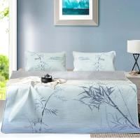 美帮汇彩绘牛皮席软席头层水牛皮凉席1.8米1.5m三件套