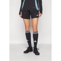 Adidas足球运动涤纶女士高腰弹力束脚快干运动裤