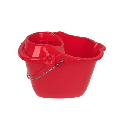 老房太太 塑料拖布水桶 15L 带轮带漏斗拖把桶 39*29*27cm 拖布桶 拖地桶 L318/个