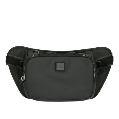hugo boss/雨果·博斯 新款男女通用尼龙徽标腰包斜挎包50431738 001