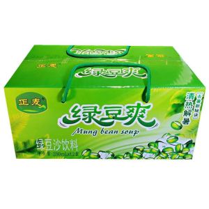正麦绿豆爽绿豆沙谷物型清凉饮料250ml*12盒