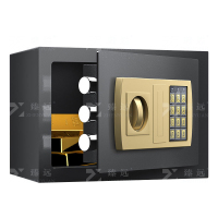臻远ZY-NW-BXGS-02 全钢实心保险柜办公防盗保险箱 高20cm黑色电子款