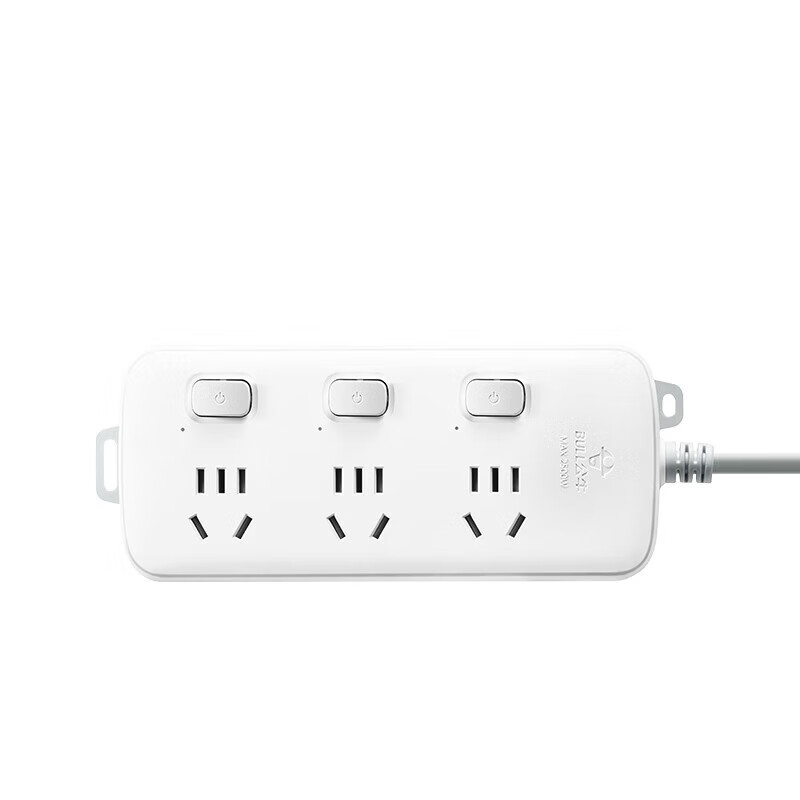 公牛新国标插座/插线板/插排/排插/接线板/拖线板 GN-S1033 3位分控全长1.8米 10A