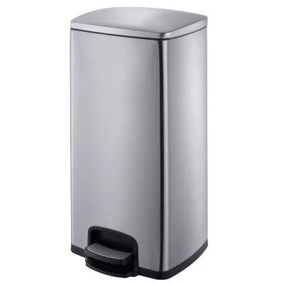 德力彩不锈钢垃圾桶 30L 个