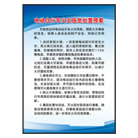 一狮加厚亚克力标识牌50*70cm/个