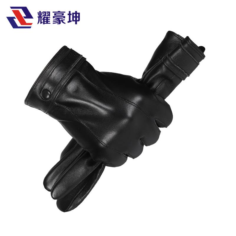 耀豪坤绵羊皮手套加绒防寒手套yhst1/双