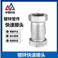 中锦科技 镀锌快速接头 DN20[6分] 个