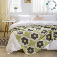 伊伊爱 时尚全棉花卉好多花系列保暖毯