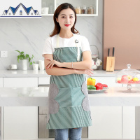 可擦手围裙女厨房家用防水防油时尚可爱日系工作服罩衣大人男冬季 三维工匠