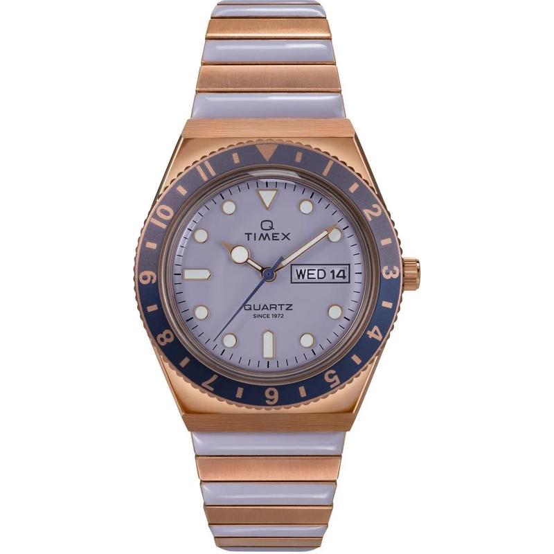 Timex /天美时海废再生紫盘石英表环保材质夜光指针米防水手表