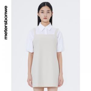 [2件2折价:59]美特斯邦威梭织连身裙