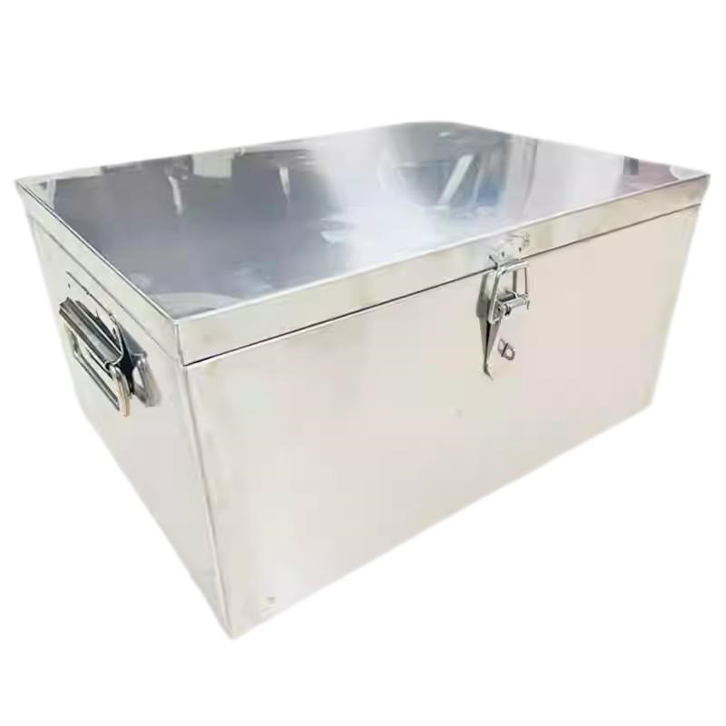 瑾如云海 不锈钢存放箱 不锈钢存储箱 不锈钢箱子 600*400*400mm 个