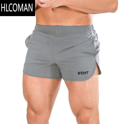 HLCOMAN肌肉健身兄弟深蹲训练三分裤夏季弹力薄款篮球运动短裤跑步速干裤