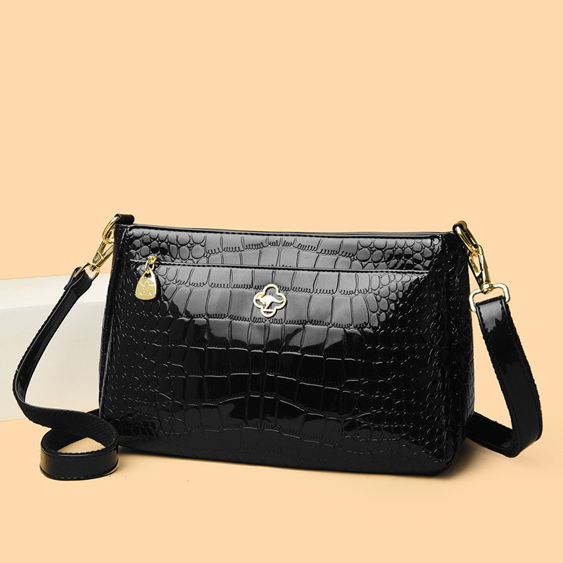 包包女包新款斜挎包单肩包女漆皮女士妈妈小方包欧美_2