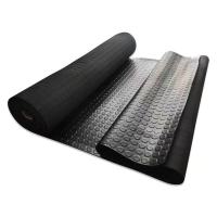 铁工邦 防滑橡胶板圆点防滑橡胶垫 1.5米宽10米长5mm厚 卷