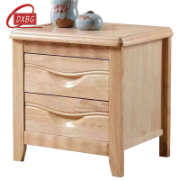 DXBG床头柜简约现代卧室床边储物柜升级款原木色50*41*50cm