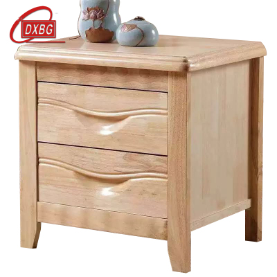 DXBG床头柜简约现代卧室床边储物柜升级款原木色50*41*50cm