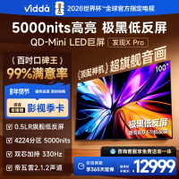 Vidda 发现X Pro 2026款 100英寸电视 Mini LED 4224分区 电视机以旧换新