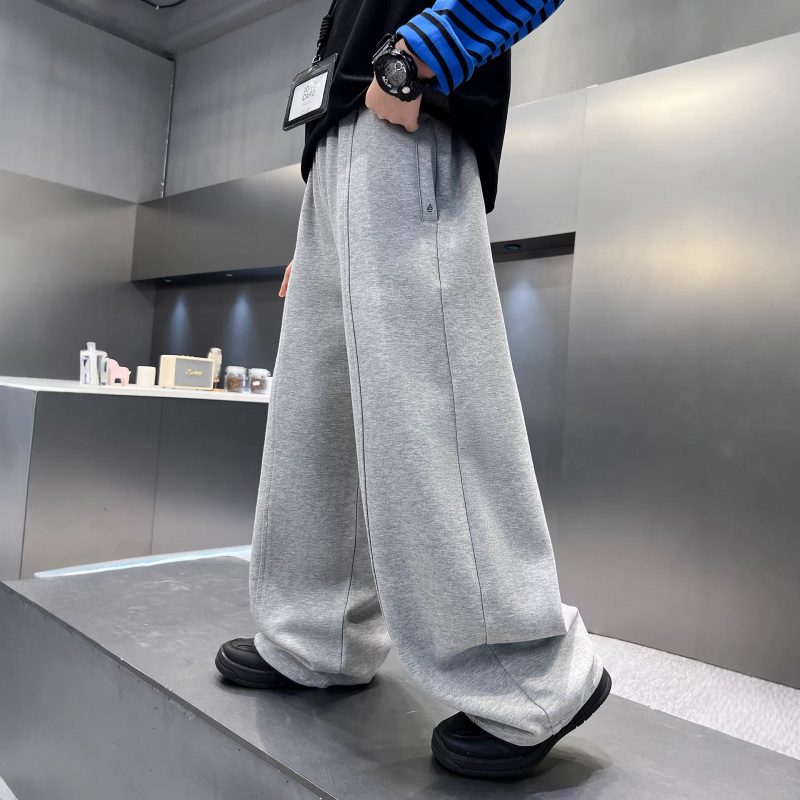 男童春装裤子2026新款男孩春季直筒卫裤大儿童春秋款运动裤帅气潮