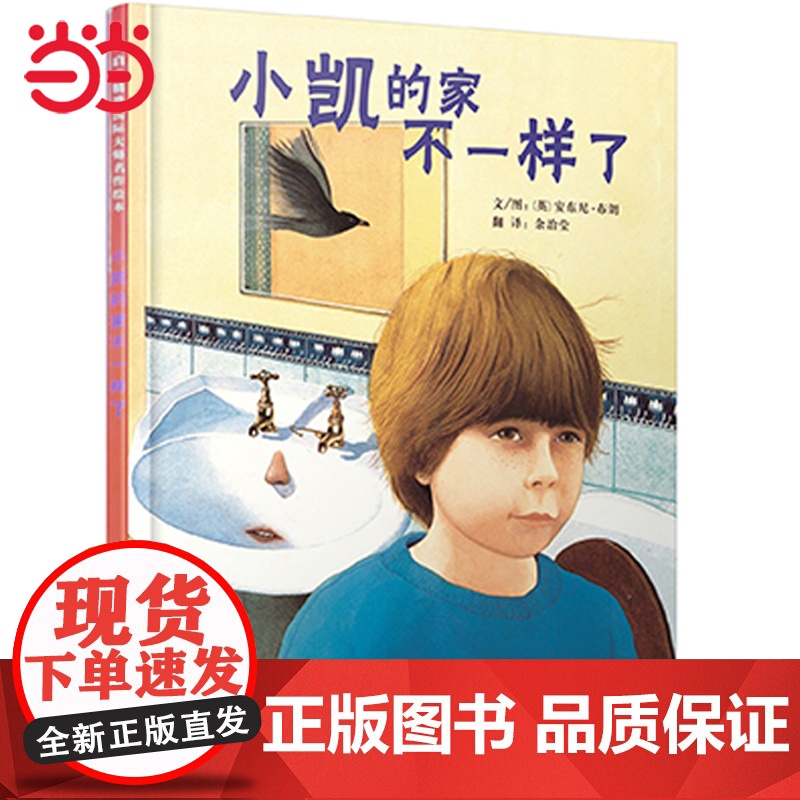 正版童书 小凯的家不一样了 我爸爸我妈妈绘本作者安东尼.布朗作品 硬壳精装图画书启发绘本2-3-4-6-8周岁幼儿园亲子
