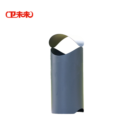 卫未来 户外垃圾桶 深灰色镀锌板 个