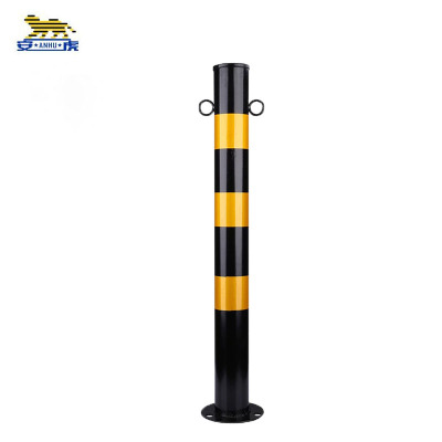 安虎 警示柱 75CM黄黑双耳 根
