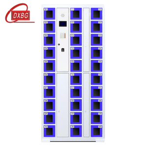 DXBG智能手机柜存放柜充电柜存包柜储物柜30门充电透明款