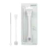 原装进口硅胶奶嘴吸管新生儿宽口径一体式奶嘴仿母乳防胀气