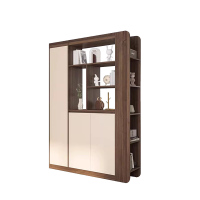 苏宁 质凡 现代简约隔断屏风柜门厅玄关鞋柜/ZF-XGG034/1000*350*1900mm