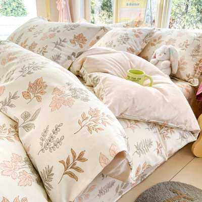 印花全棉床上四件套2026新款纯棉床单被套宿舍床品三件套四季通用