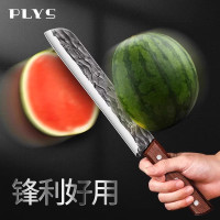 水果刀家用不锈钢高硬度锋利实木小刀厨房瓜果刀水果店专用西瓜刀8177