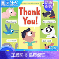 [正版]XJThank You!谢谢你!英文儿童绘本 启蒙认知早教读物适合0-3岁善优童书