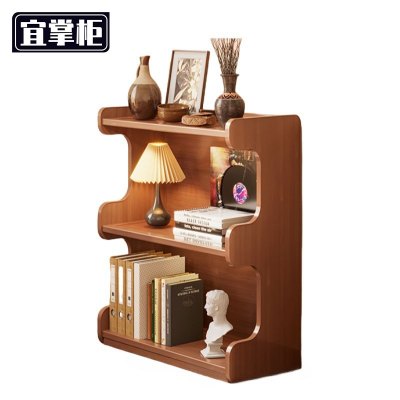宜掌柜 木质书架 60cm三层 个