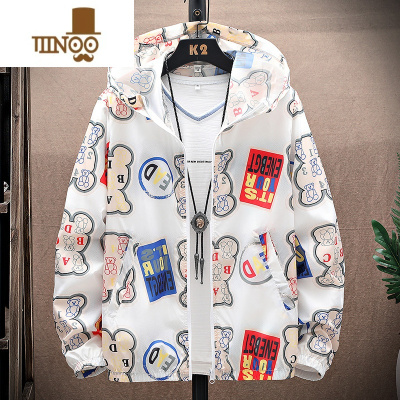 YANXU防晒服男士夏季2023年新款潮流休闲轻薄款透气户外钓鱼防晒衣外套