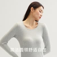 秋衣秋裤女士纯棉套装女薄款保暖内衣莱卡棉打底套装大码