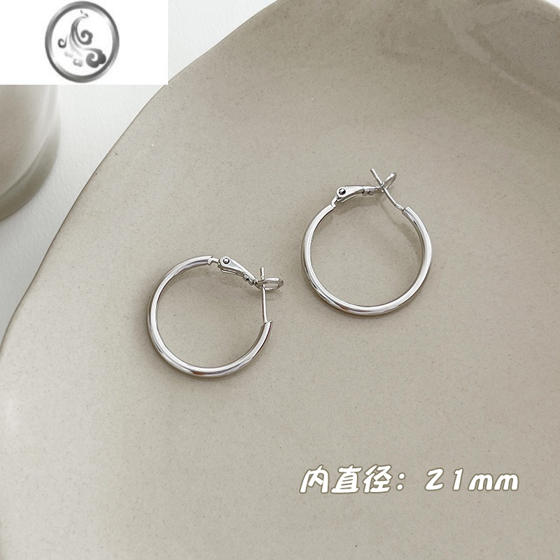 JiMi仙气圈圈耳环女气质高级感轻奢夸张大圈耳饰耳钉耳圈2023年新款潮