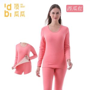 冬季德绒保暖内衣套装男加厚冬天情侣秋衣秋裤德绒打底衫女