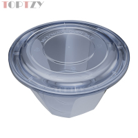 toptzy TZ5071806 一次性餐盒圆形外卖打包盒 50个