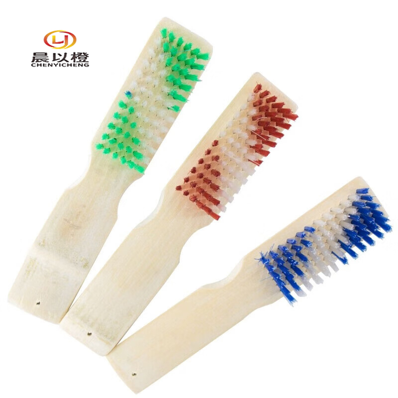晨以橙 工业长柄清洁竹刷子 颜色随机发 把