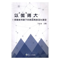 正版新书]以“微”搏大:新媒体环境下高校网络文化建设丁义浩主