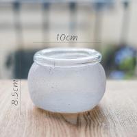 家柏饰(CORATED)手工艺术玻璃器皿花瓶花器装饰摆件磨砂雾面北欧日式禅意 小号