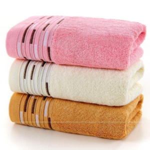 斜月三星 天然竹纤维毛巾 竹炭美容洗脸巾 加厚超强柔软吸水 抗菌毛巾 多彩条毛巾（竹纤维） 单条装