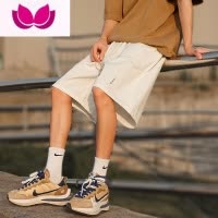 七斓卡其色大口袋工装短裤男夏季薄款日系cityboy五分裤子潮牌休闲裤