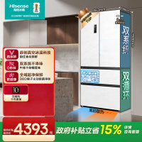 海信小榴莲500冰箱真空保鲜零嵌入式冰箱家用法式四开门超薄双系统一级能效 BCD-500V5FZKQD