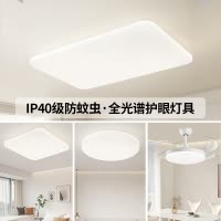 雷士照明全光谱护眼吸顶灯IP40防蚊虫现代简约灯具套餐中山灯具