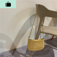 程牙伢 2020夏韩版新款简约小众腋下包女 时尚单肩斜挎链条小包包NEW LAKE女斜挎包